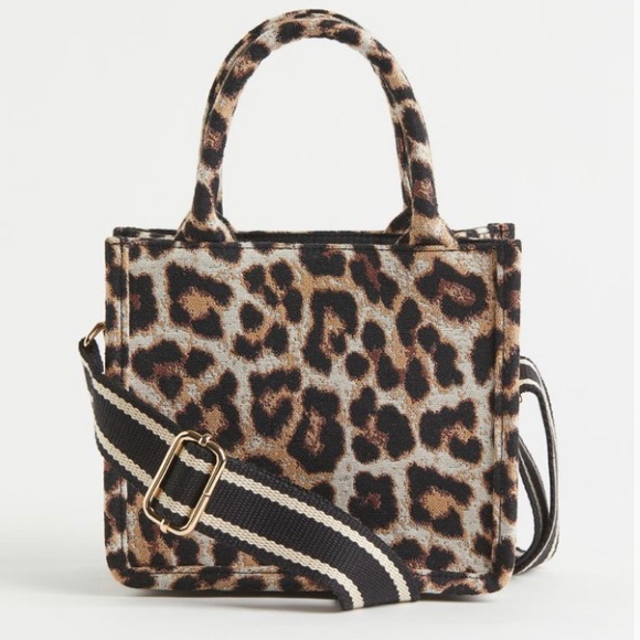 H&M Handbags - H&M - Leopard print mini cross body bag with removable strap